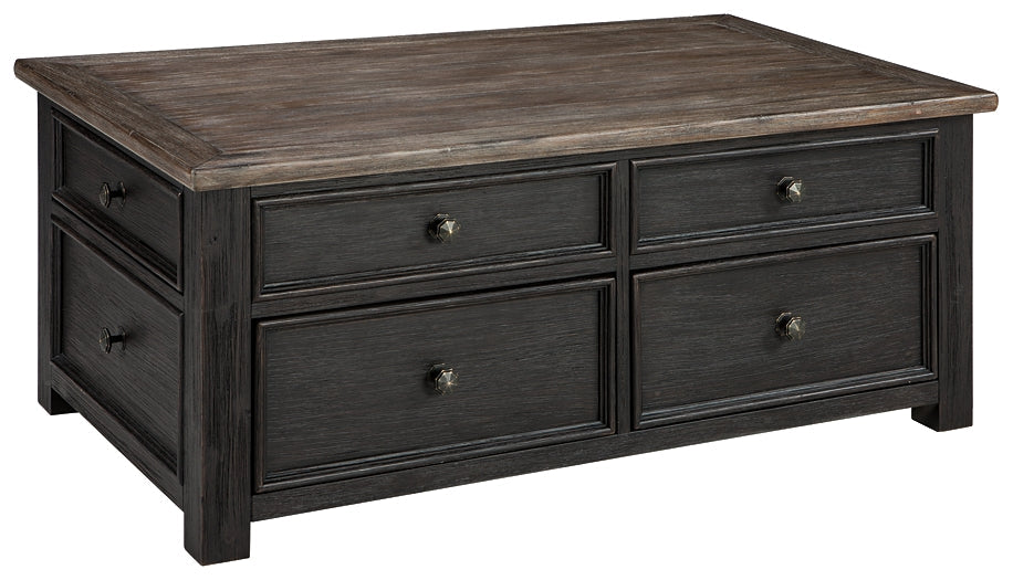 Tyler Creek Coffee Table with 2 End Tables at Cloud 9 Mattress & Furniture furniture, home furnishing, home decor