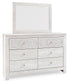 Paxberry Queen Panel Bed with Mirrored Dresser and Chest at Cloud 9 Mattress & Furniture furniture, home furnishing, home decor