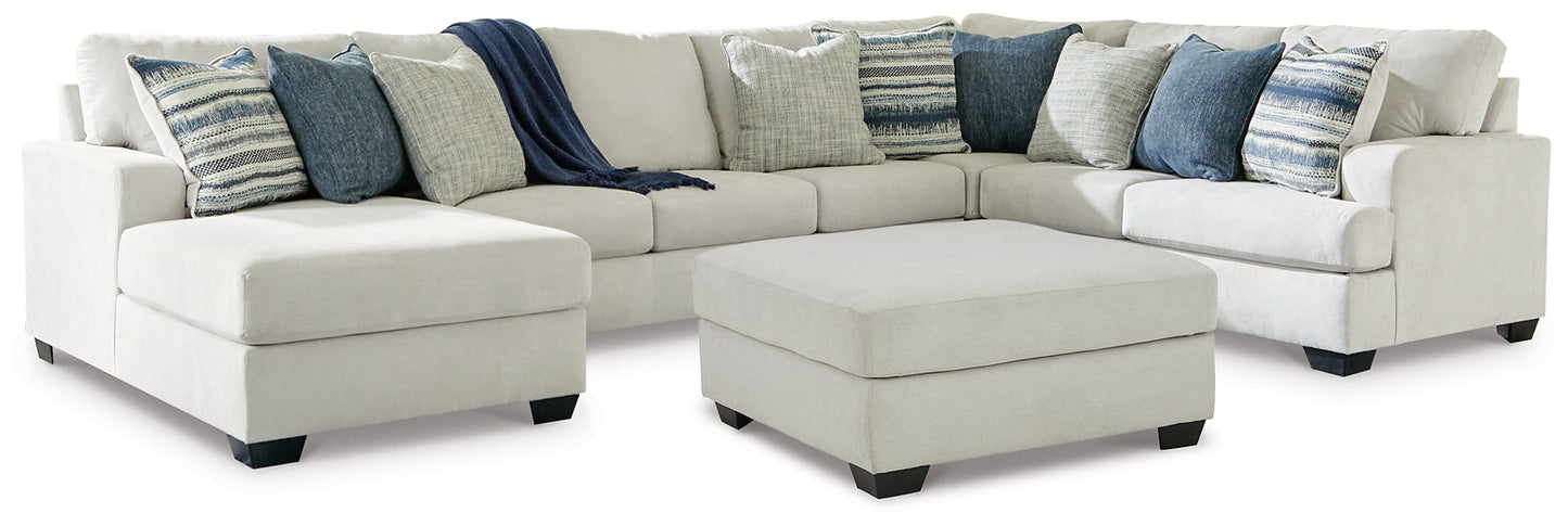 Lowder 4-Piece Sectional with Ottoman at Cloud 9 Mattress & Furniture furniture, home furnishing, home decor