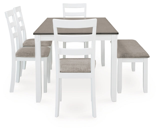 Stonehollow RECT DRM Table Set (6/CN) at Cloud 9 Mattress & Furniture furniture, home furnishing, home decor