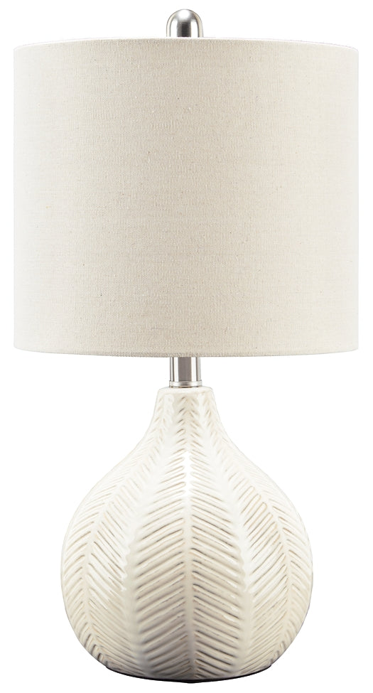 Rainermen Ceramic Table Lamp (1/CN) at Cloud 9 Mattress & Furniture furniture, home furnishing, home decor