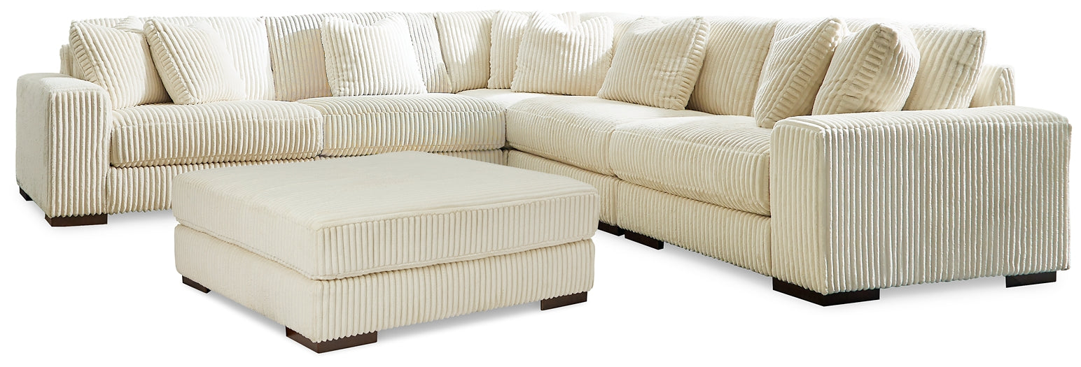 Lindyn 5-Piece Sectional with Ottoman at Cloud 9 Mattress & Furniture furniture, home furnishing, home decor