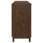 Reynolds 2-door Sideboard Buffet Storage Cabinet Brown Oak