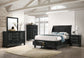 Sandy Beach 5-piece Eastern King Bedroom Set Black