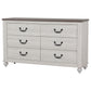 Stillwood 6-drawer Dresser Vintage Linen