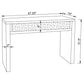 Gillian Mirrored Acrylic Entryway Console Table Silver