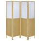 Mattison 4-Panel Room Divider Folding Shoji Screen Natural