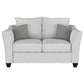 Salizar 3-piece Upholstered Flared Arm Sofa Set Sand