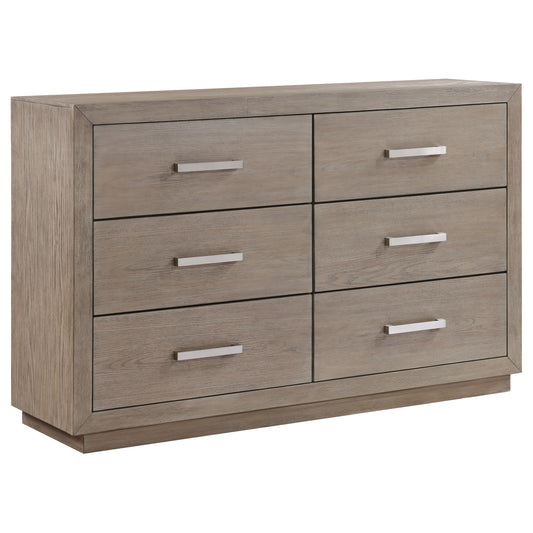 Kenora 6-drawer Dresser Barley Brown