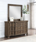 Emmett 9-drawer Dresser with Mirror Walnut