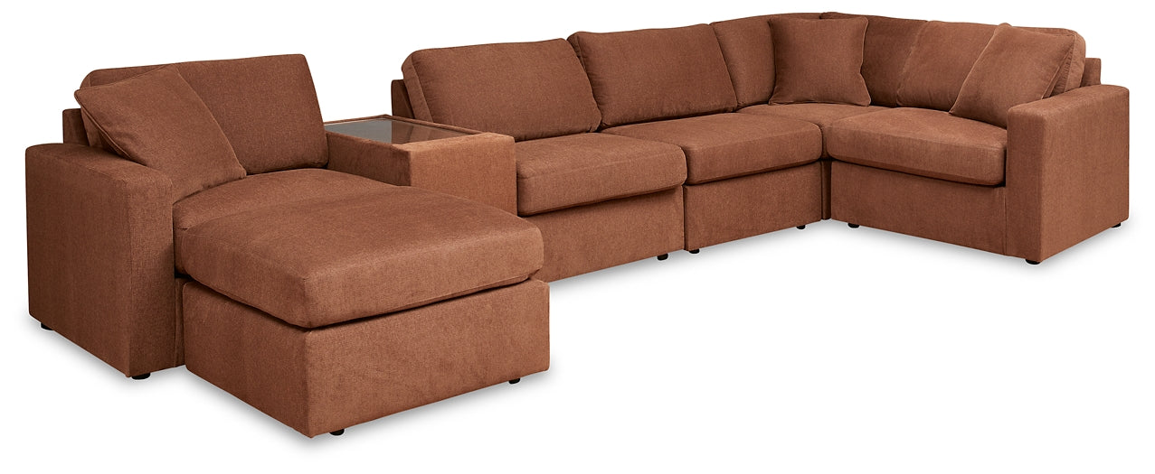 Modmax 6-Piece Sectional with Ottoman