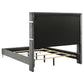 Lucia 4-piece Eastern King Bedroom Set Grey Black