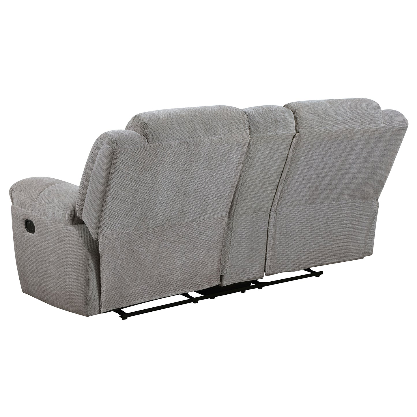 Gilson 2-piece Chenille Upholstered Sofa Set Grey