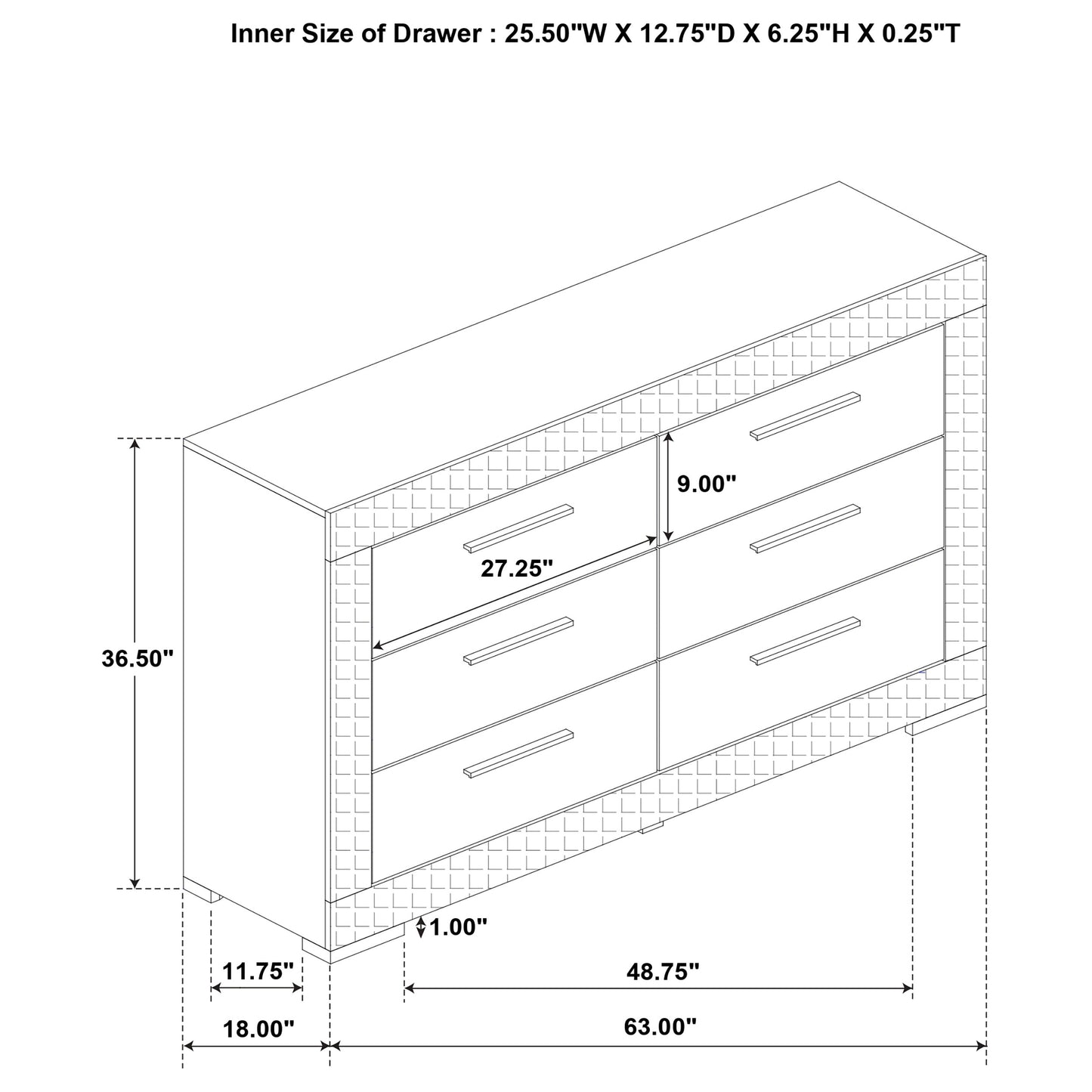 Ives 4-piece Eastern King Bedroom Set White High Gloss