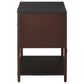 Zimmerlee 2-drawer Side Table with Shelf Rust Brown