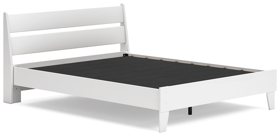 Socalle Queen Panel Platform Bed with Dresser and 2 Nightstands