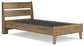 Deanlow Twin Platform Panel Bed with Dresser