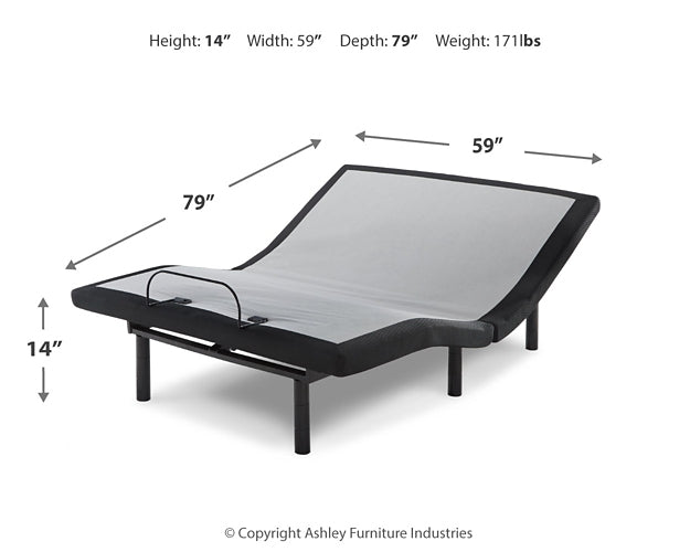 10 Inch Chime Memory Foam Mattress with Adjustable Base Cloud 9 Sleep Shops