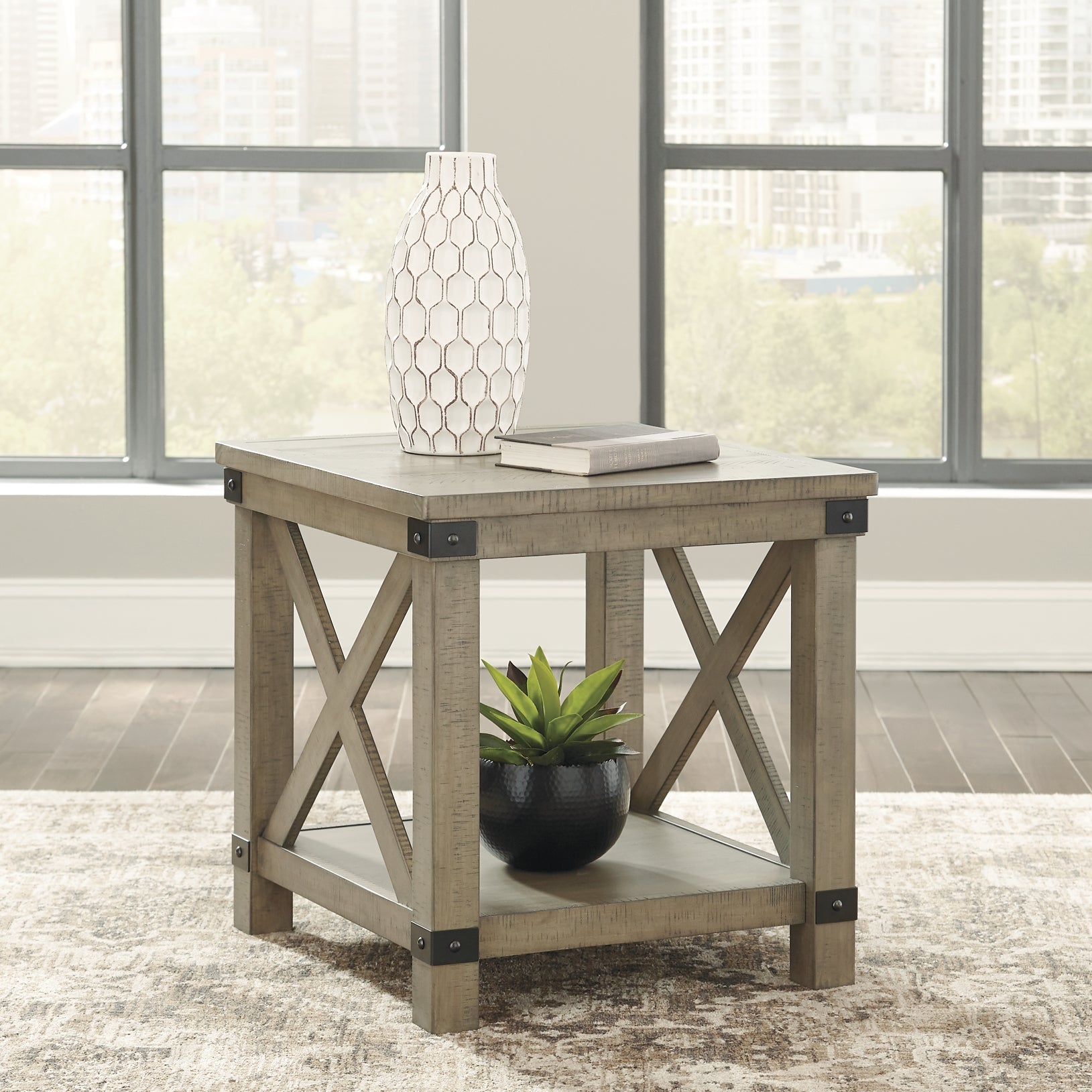 Aldwin Rectangular End Table Cloud 9 Mattress & Furniture