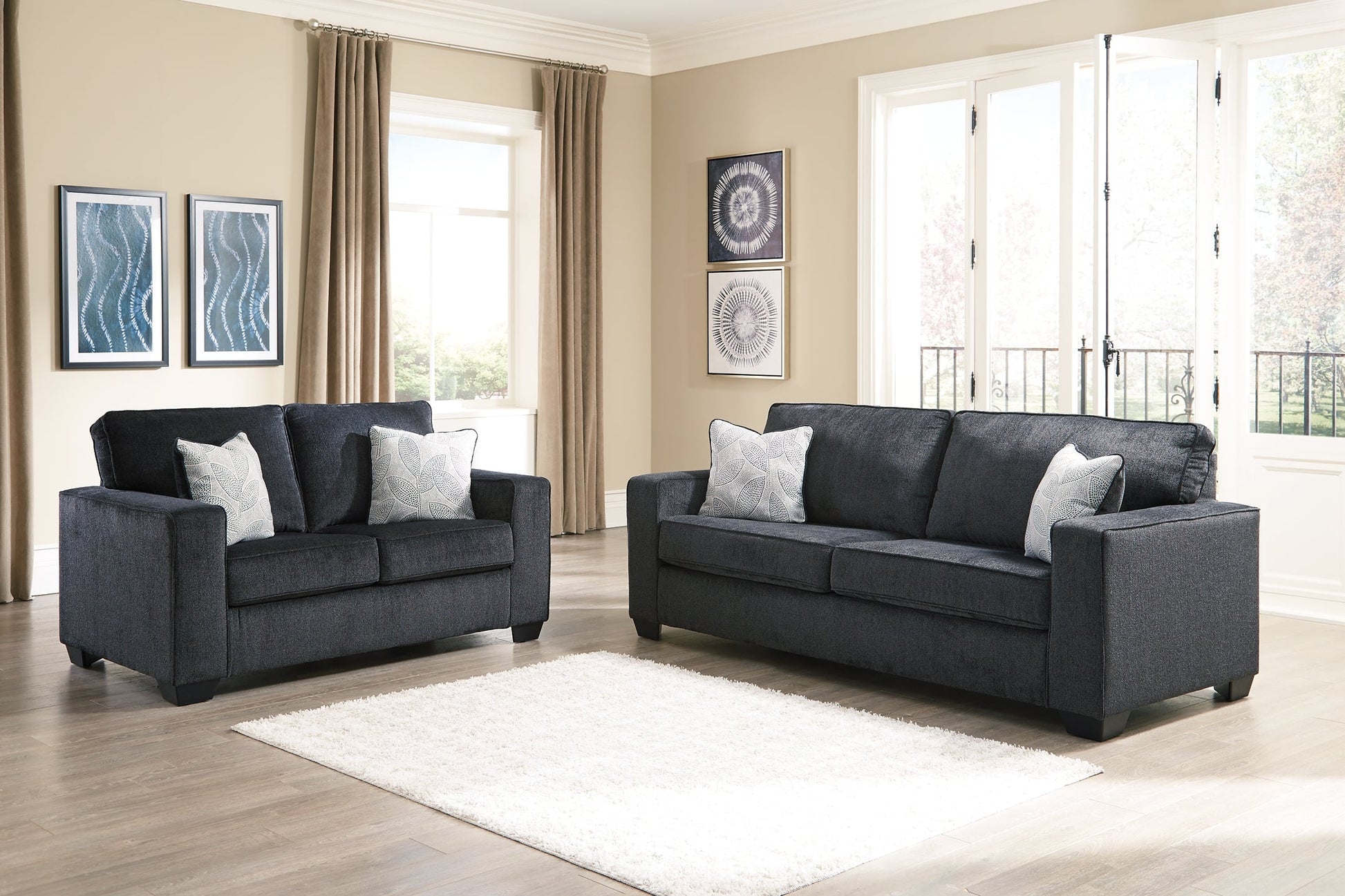 Altari Sofa and Loveseat Cloud 9 Mattress & Furniture