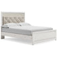 Altyra Queen Panel Bed with Mirrored Dresser, Chest and 2 Nightstands Cloud 9 Mattress & Furniture