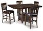 Haddigan Counter Height Dining Table and 4 Barstools at Cloud 9 Mattress & Furniture furniture, home furnishing, home decor