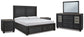 Foyland Queen Panel Storage Bed with Mirrored Dresser and 2 Nightstands at Cloud 9 Mattress & Furniture furniture, home furnishing, home decor