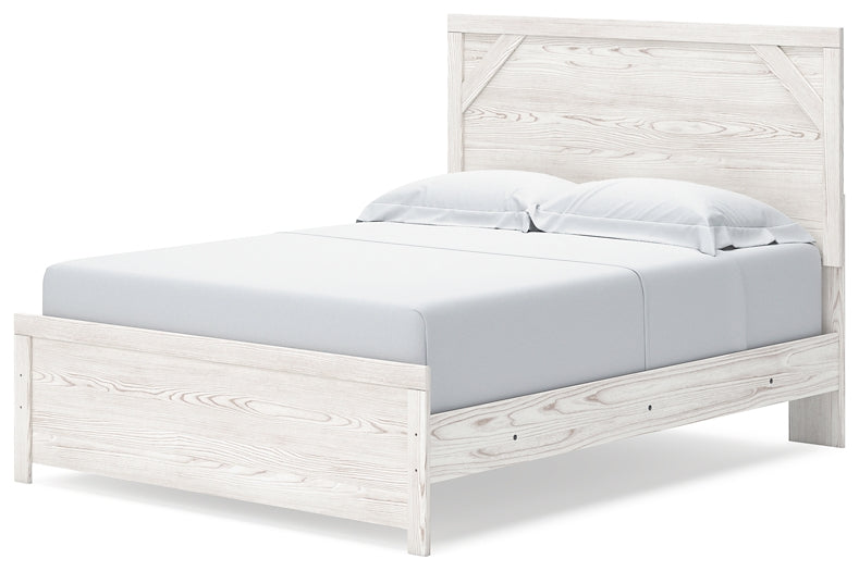 Gerridan Queen Panel Bed with Mirrored Dresser and Nightstand at Cloud 9 Mattress & Furniture furniture, home furnishing, home decor