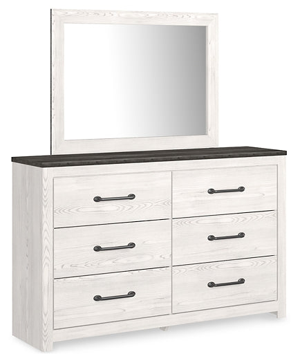 Gerridan Queen Panel Bed with Mirrored Dresser at Cloud 9 Mattress & Furniture furniture, home furnishing, home decor