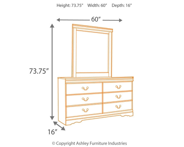 Huey Vineyard Twin Sleigh Headboard with Mirrored Dresser and Chest at Cloud 9 Mattress & Furniture furniture, home furnishing, home decor