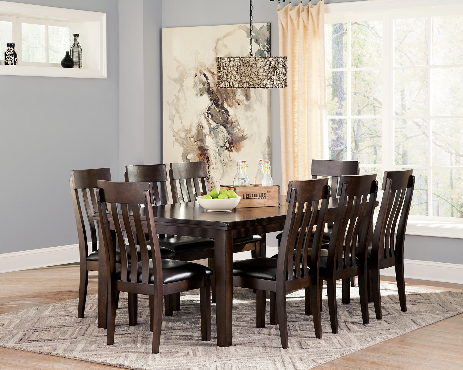 Haddigan Dining Table and 8 Chairs at Cloud 9 Mattress & Furniture furniture, home furnishing, home decor