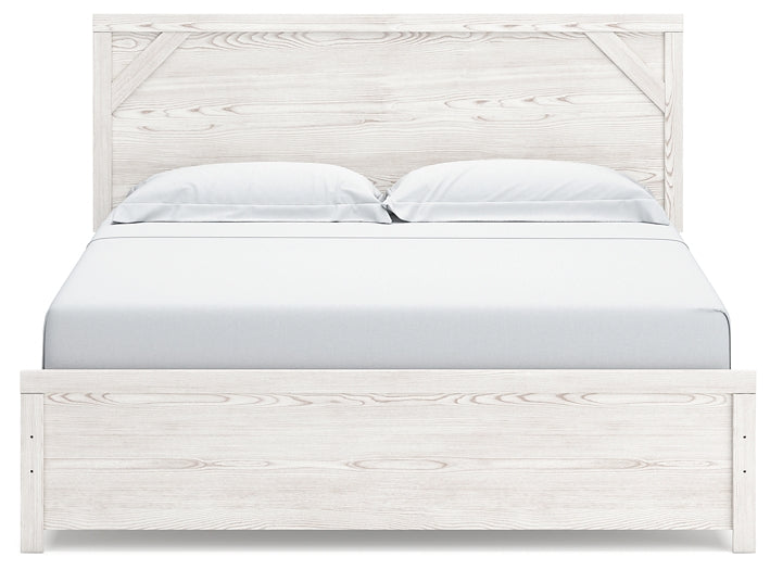 Gerridan King Panel Bed with Mirrored Dresser and 2 Nightstands at Cloud 9 Mattress & Furniture furniture, home furnishing, home decor