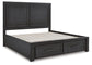 Foyland Queen Panel Storage Bed with Mirrored Dresser, Chest and 2 Nightstands at Cloud 9 Mattress & Furniture furniture, home furnishing, home decor