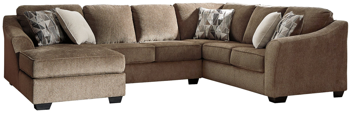 Graftin 3-Piece Sectional with Ottoman at Cloud 9 Mattress & Furniture furniture, home furnishing, home decor