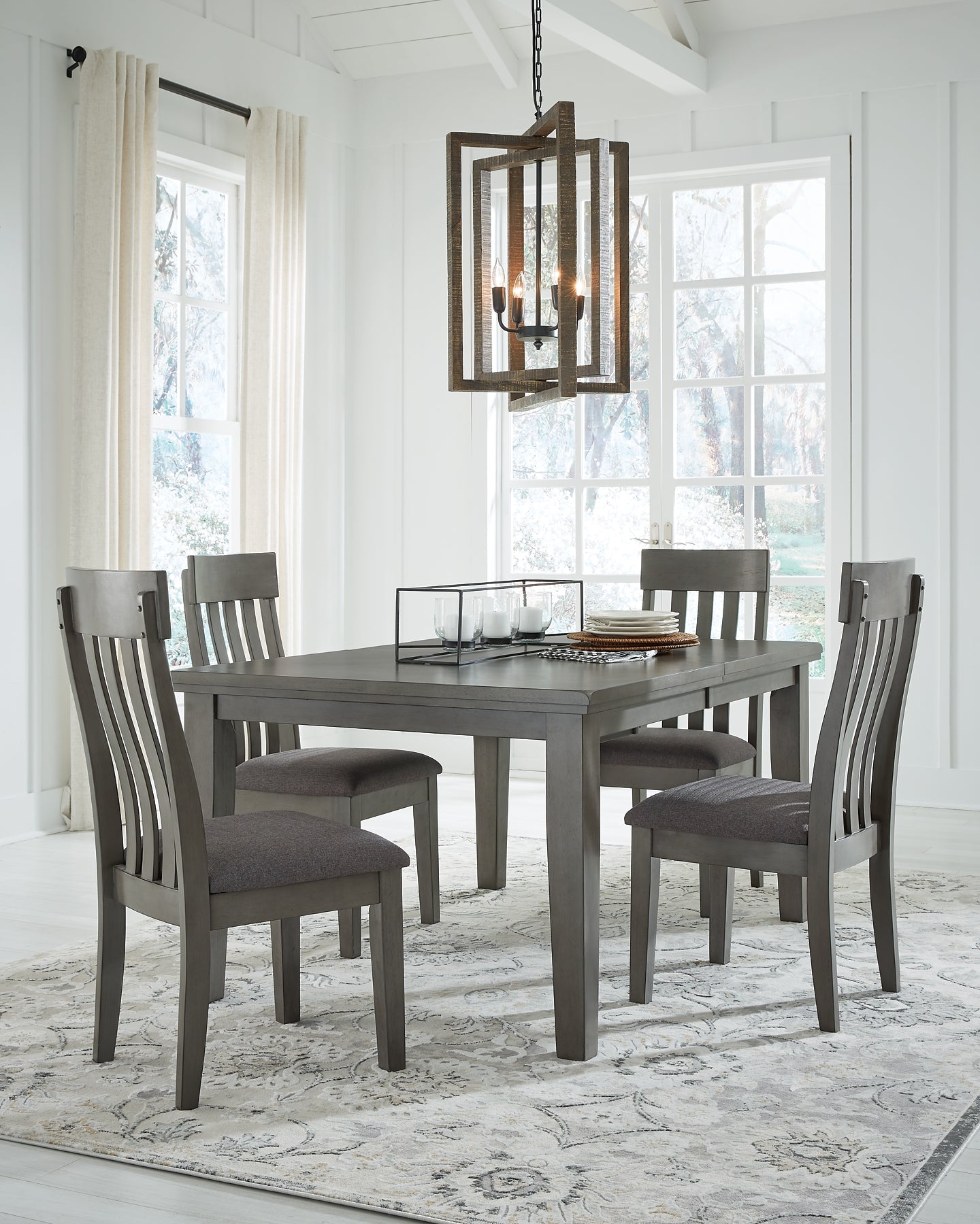 Hallanden Dining Table and 4 Chairs at Cloud 9 Mattress & Furniture furniture, home furnishing, home decor