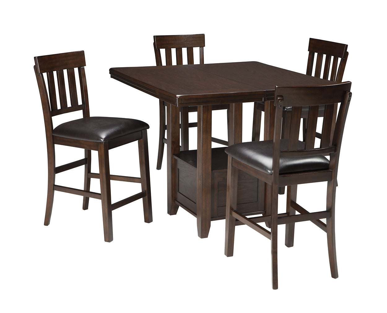 Haddigan Counter Height Dining Table and 4 Barstools at Cloud 9 Mattress & Furniture furniture, home furnishing, home decor