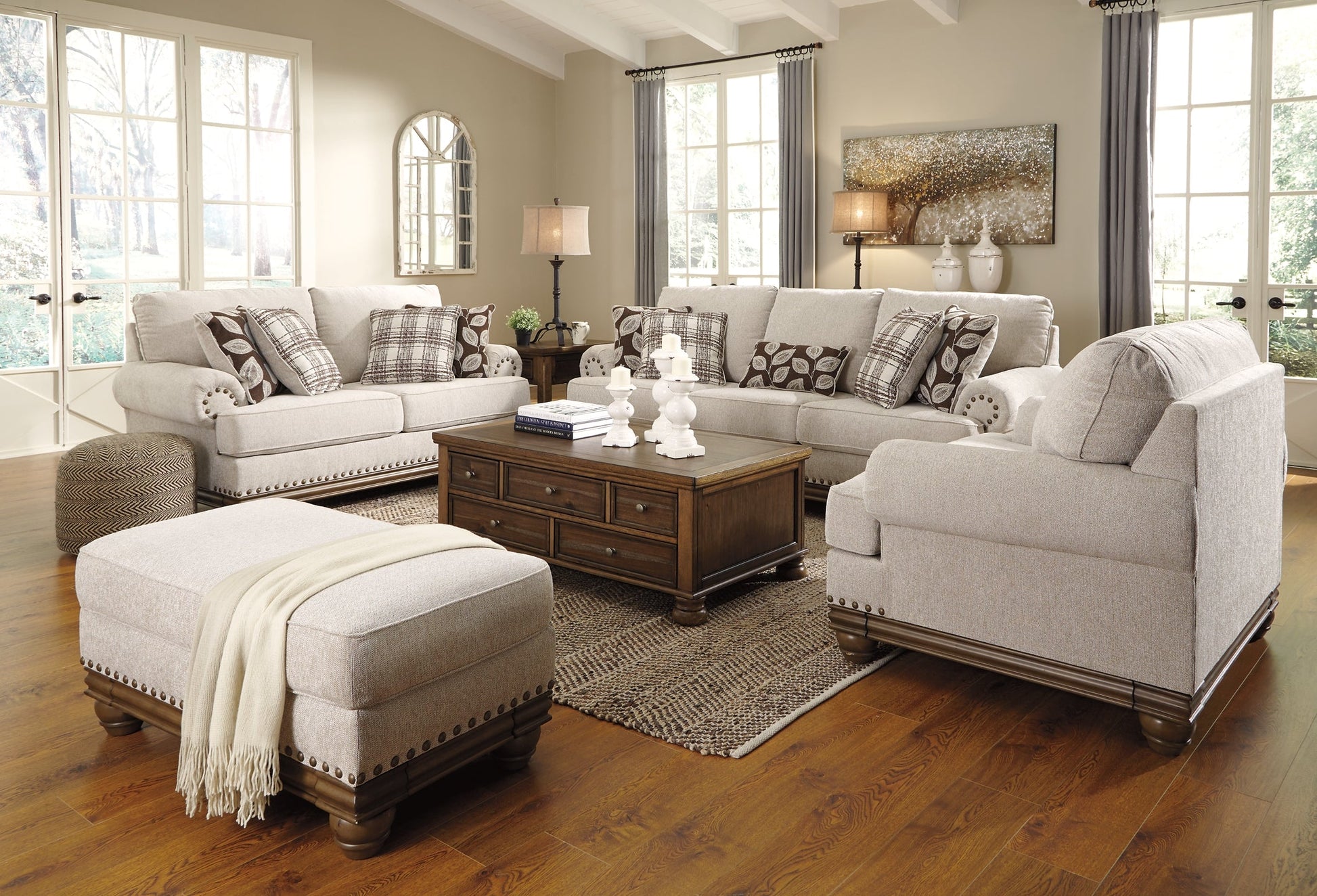 Harleson Sofa, Loveseat, Chair and Ottoman at Cloud 9 Mattress & Furniture furniture, home furnishing, home decor