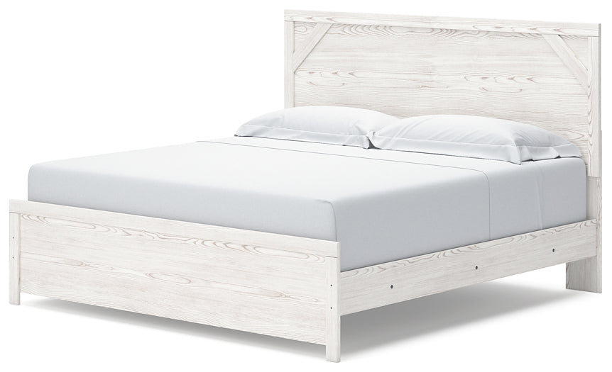 Gerridan King Panel Bed with Mirrored Dresser and 2 Nightstands at Cloud 9 Mattress & Furniture furniture, home furnishing, home decor