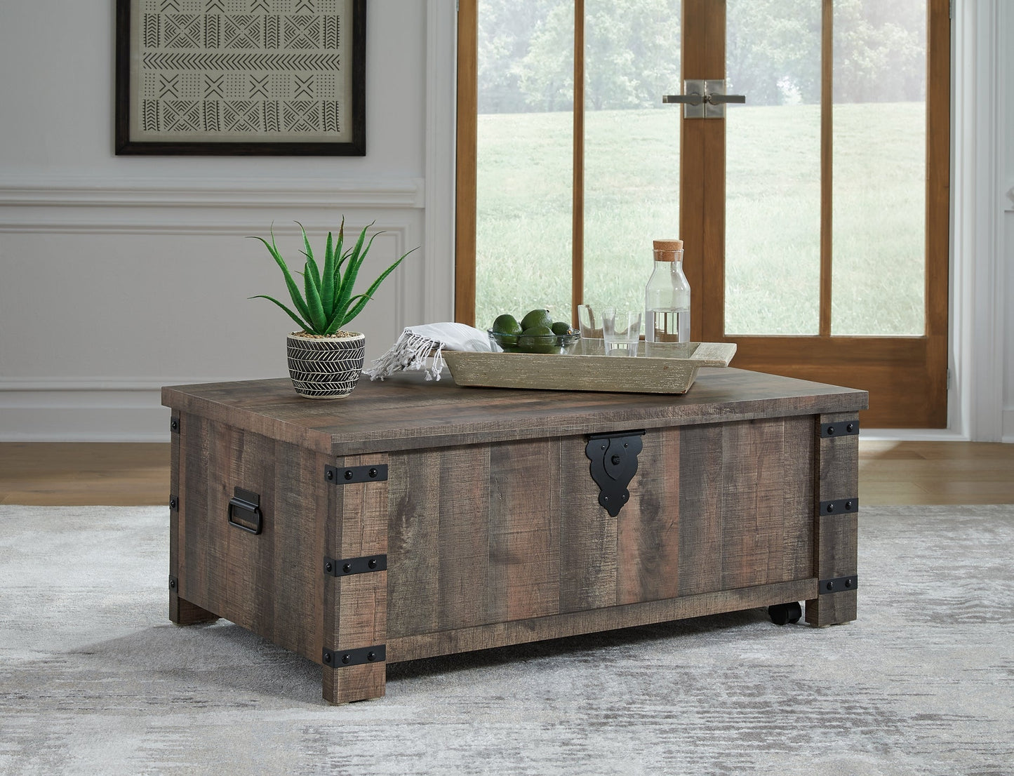 Hollum Coffee Table with 1 End Table at Cloud 9 Mattress & Furniture furniture, home furnishing, home decor