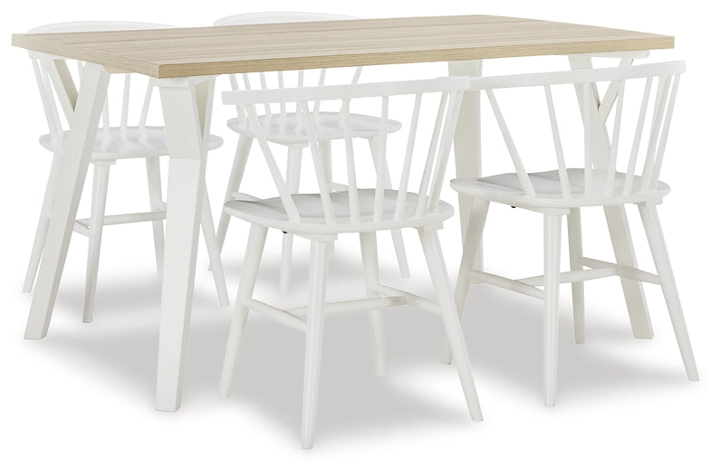 Grannen Dining Table and 4 Chairs at Cloud 9 Mattress & Furniture furniture, home furnishing, home decor