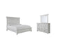 Kanwyn King Panel Bed with Mirrored Dresser at Cloud 9 Mattress & Furniture furniture, home furnishing, home decor