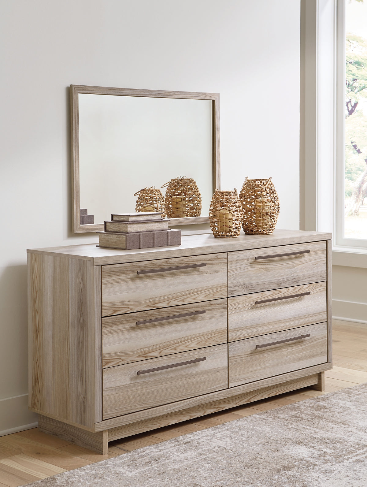 Hasbrick Dresser and Mirror at Cloud 9 Mattress & Furniture furniture, home furnishing, home decor