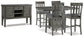 Hallanden Counter Height Dining Table and 4 Barstools with Storage at Cloud 9 Mattress & Furniture furniture, home furnishing, home decor