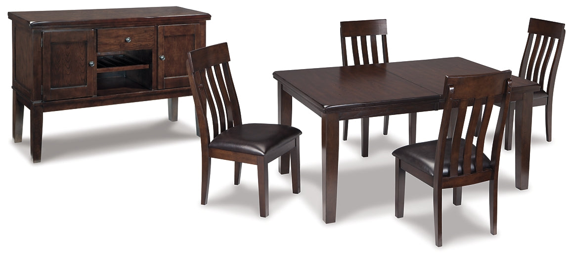 Haddigan Dining Table and 4 Chairs with Storage at Cloud 9 Mattress & Furniture furniture, home furnishing, home decor