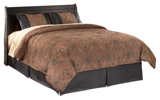 Huey Vineyard Queen Sleigh Headboard with Mirrored Dresser and Chest at Cloud 9 Mattress & Furniture furniture, home furnishing, home decor