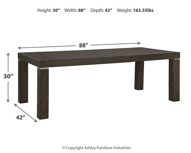 Hyndell Dining Table and 8 Chairs at Cloud 9 Mattress & Furniture furniture, home furnishing, home decor