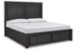 Foyland California King Panel Storage Bed with Mirrored Dresser and Chest at Cloud 9 Mattress & Furniture furniture, home furnishing, home decor