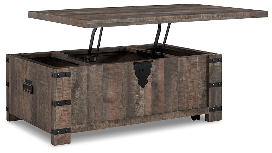 Hollum Lift Top Cocktail Table at Cloud 9 Mattress & Furniture furniture, home furnishing, home decor