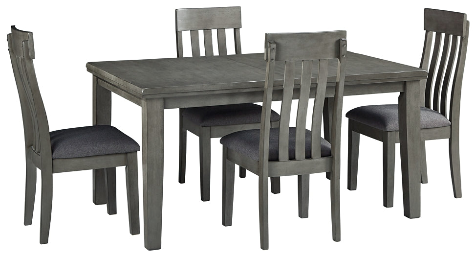 Hallanden Dining Table and 4 Chairs at Cloud 9 Mattress & Furniture furniture, home furnishing, home decor