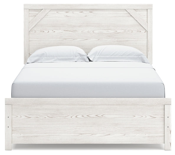 Gerridan Queen Panel Bed with Mirrored Dresser and Nightstand at Cloud 9 Mattress & Furniture furniture, home furnishing, home decor